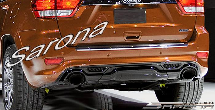 Custom Jeep Grand Cherokee  SUV/SAV/Crossover Rear Bumper (2011 - 2021) - $690.00 (Part #JP-003-RB)